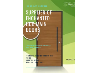 Upgrade Your HDB Entrance with a Reputable HDB Main Door Supplier