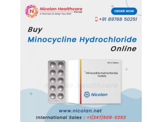 Buy Minocycline Hydrochloride Online for Bacterial Infection