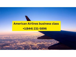 Cheap AA business class flight