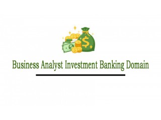 Business Analyst Investment Domain Online Coaching Classes In India, Hyderabad