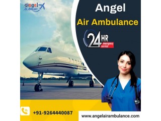 Hire Air Ambulance Service in Patna with Hi-tech Ventilator Setup by Angel