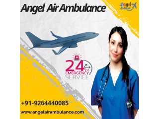 Book Reliable Patient Reallocation Air Ambulance Service in Ranchi by Angel