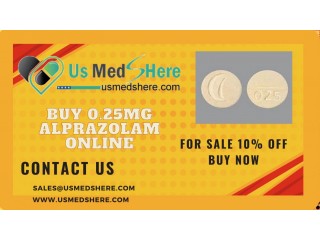 Buy Alprazolam-0.25mg Online and get Free Home delivery