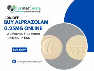 Purchase Alprazolam 0.25mg Online with Best Price