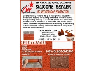 Silicone sealer waterproofing paint in JCM Supply Inc.