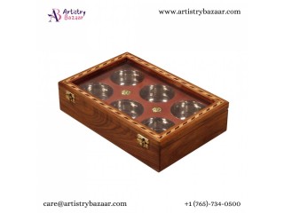 Purchase Handcrafted Wooden Tea Boxes in Bulk | ArtistryBazaar Inc