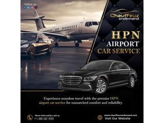 Chauffeur On Demand: Your First-Class Ride at HPN Westchester