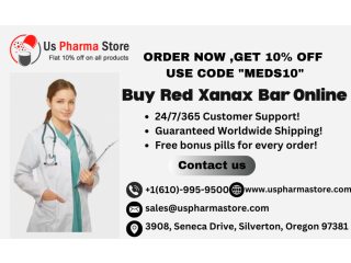 Purchase Red Xanax Bar Online with 10% Off